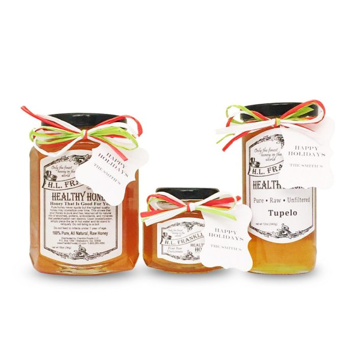 Holiday Honey Gift Jars